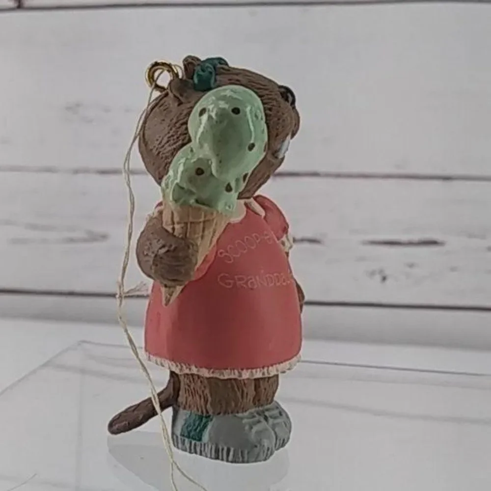 HALLMARK  Granddaughter '94 Christmas Ornament keepsake 1994 ice cream cone‎
